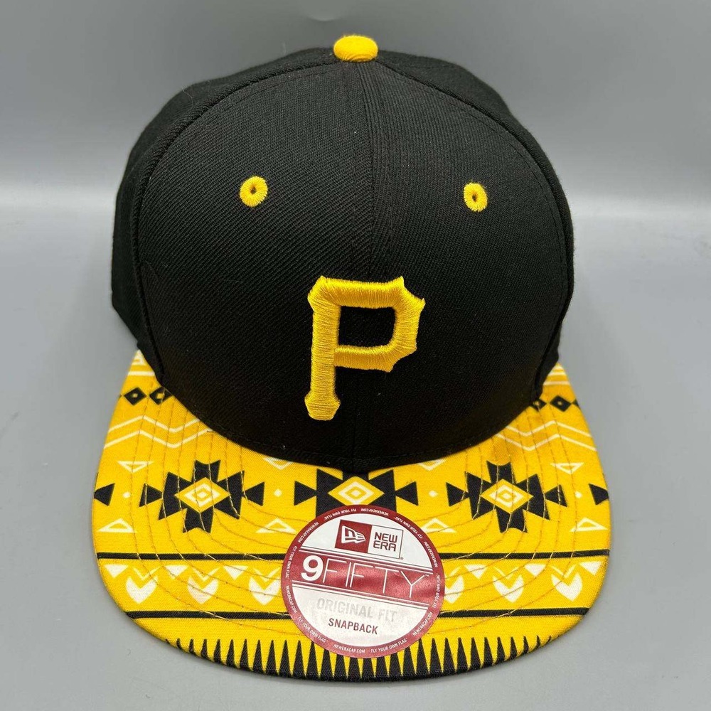 Pittsburgh Pirates MLB Hat Men Black Yellow 9Fifty New Era Snap Back Cap